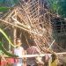 *Rumah warga Gunung Sari Serang roboh diterpa angin kencang